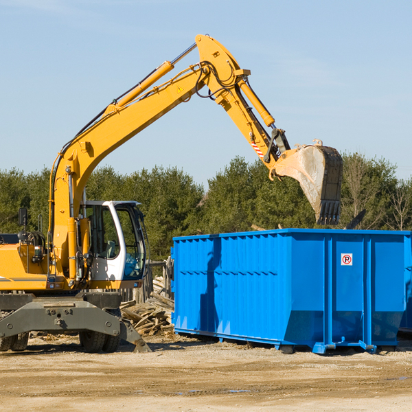 can i choose the location where the residential dumpster will be placed in Clarksburg Pennsylvania